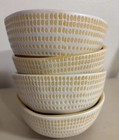Hearth & Hand with Magnolia Stoneware Set of 4 Dessert Bowls Yellow — photo 1