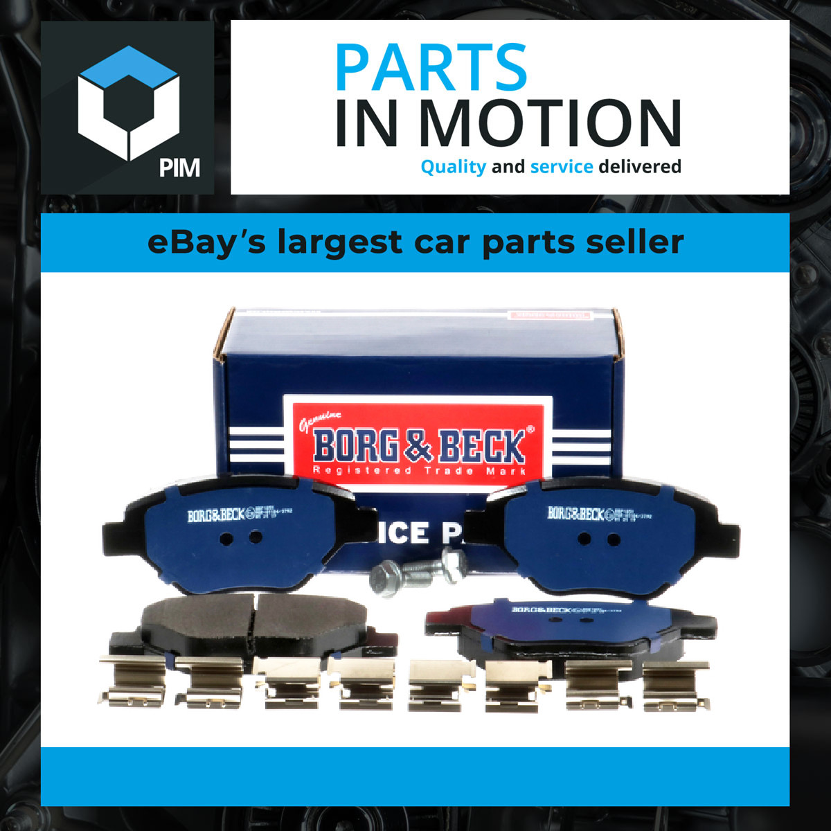 Brake Pads Set Front BBP1851 Borg & Beck 410609192R 7701207673 Quality New