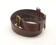 Fine Swiss Army Military Officier leather belt 1956 Centurion Switzerland 100 cm