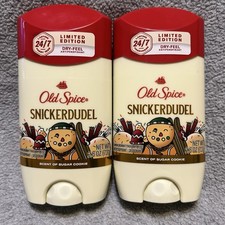 2X Old Spice SNICKERDUDEL Antiperspirant Deodorant Exp 06/27 Ltd Ed New