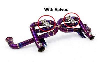 Fits Lamborghini Gallardo 04-08 F1 Spec X-Pipe Titanium Exhaust W/Valves PURPLE