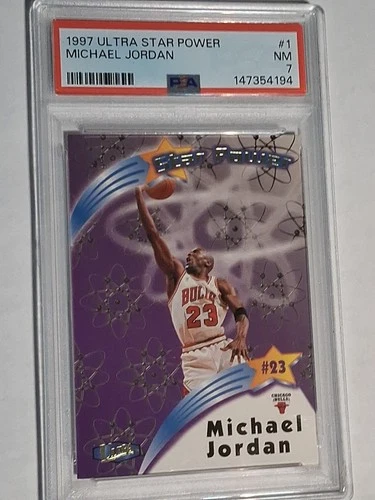 1997 Ultra Star Power - Michael Jordan #1 PSA 7