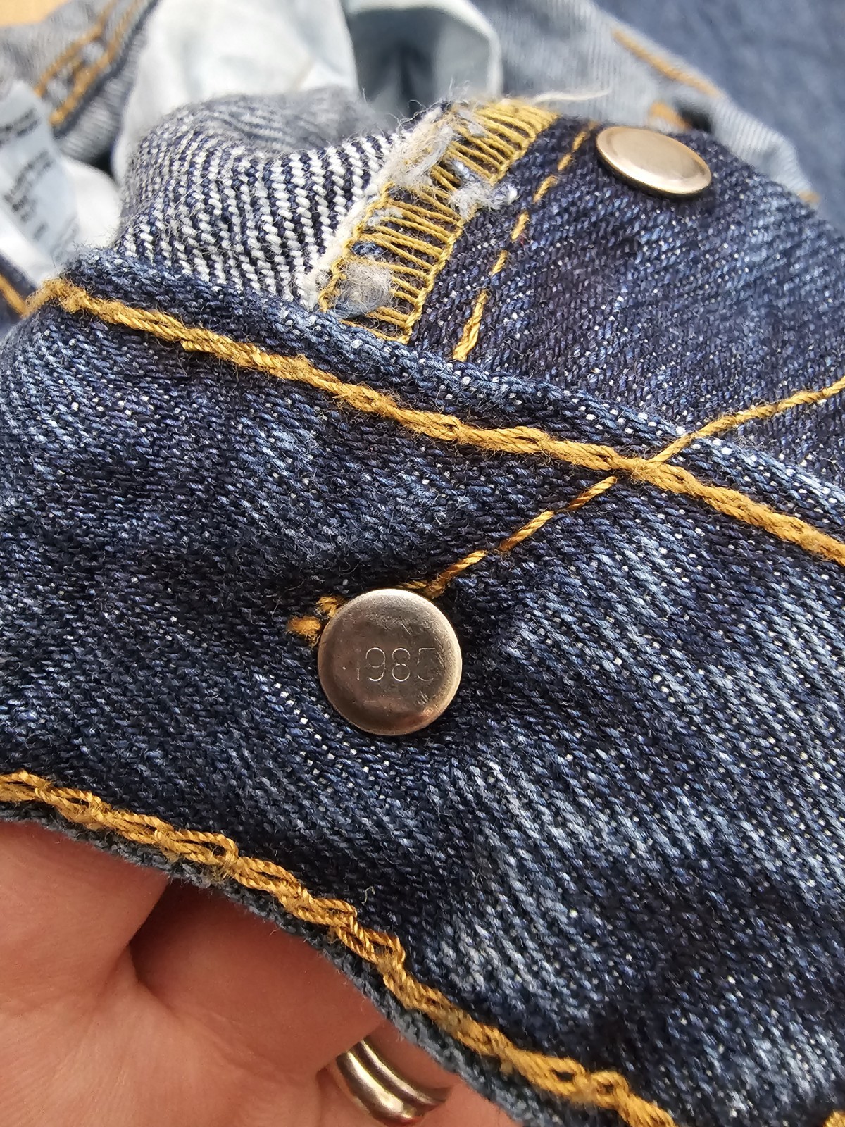 Levi's 501 Original Straight Leg Jeans Blue W34 L32 Mens Denim Button Fly image 7