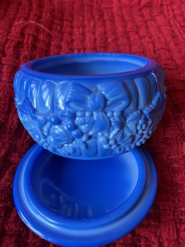 Vintage Curt Schlevogt “Ingrid” Blue Malachite Bohemian Czech Pot - 1930’s-RARE - Bild 6 von 8