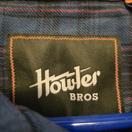 Howler Brothers Harkers Flannel Shirt Mens L Plaid Aztec LS Button Up Cowboy NEW - Picture 7 of 14
