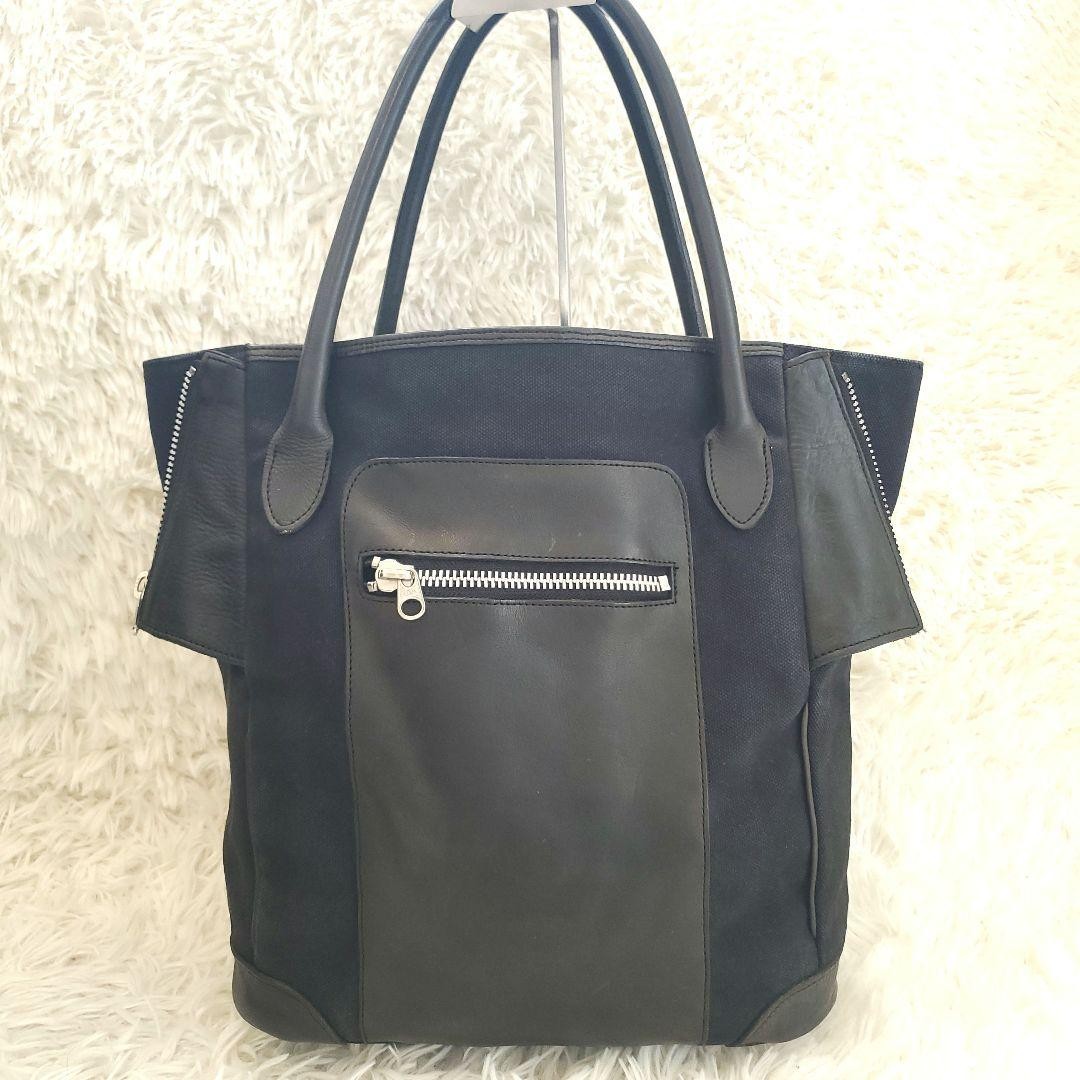 Y's for Men Archive Tote Bag Canvas Leather A4 Black Navy Used | eBay Y's for Men Archive Tote Bag Canvas Leather A4 Black Navy Used | eBay