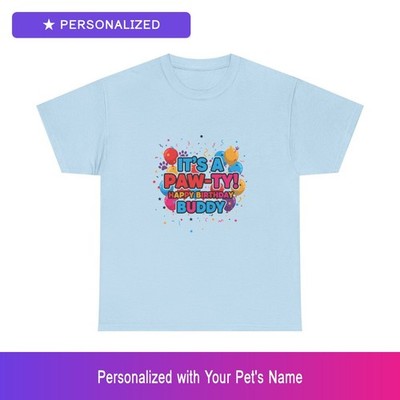 Custom Pet Birthday Party Shirt Personalized Name Unisex Mens Easter Gift
