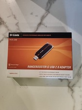 D-Link RangeBooster G USB 2.0 Adapter WUA-2340 Gold Series NEW Open Package