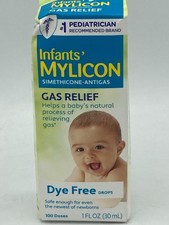 Mylicon Infant Gas Relief Dye Free Drops 1 fl oz 100 Doses 08/26