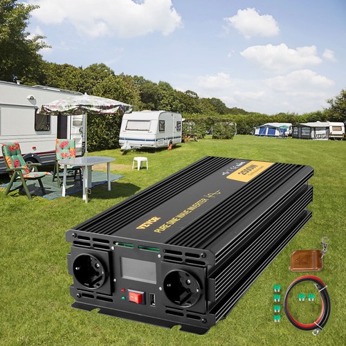 VEVOR Inverter a onda sinusoidale pura 2500W DC LCD Car Inverter - Imagen 2 de 12
