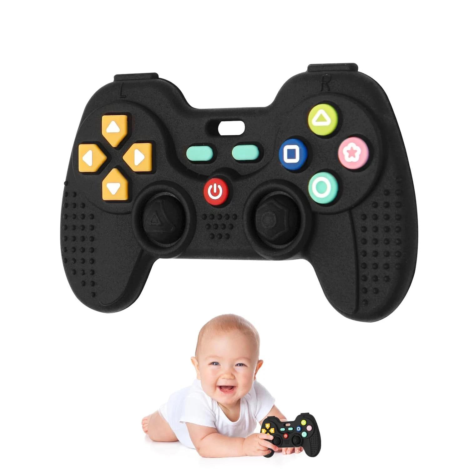 Silicone Teethers for Babies 0-6 Months, Teething Toys for Babies 6-12 Months, B
Opens in a new wind
