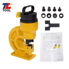 CH-60 31Ton Hydraulic Busbar Hole Punching Machine with 3/8",1/2",5/8",3/4" Dies