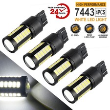 4x 7440 7443 White Led Rear Turn Signal Light Bulb For Honda Accord Civic Toyota