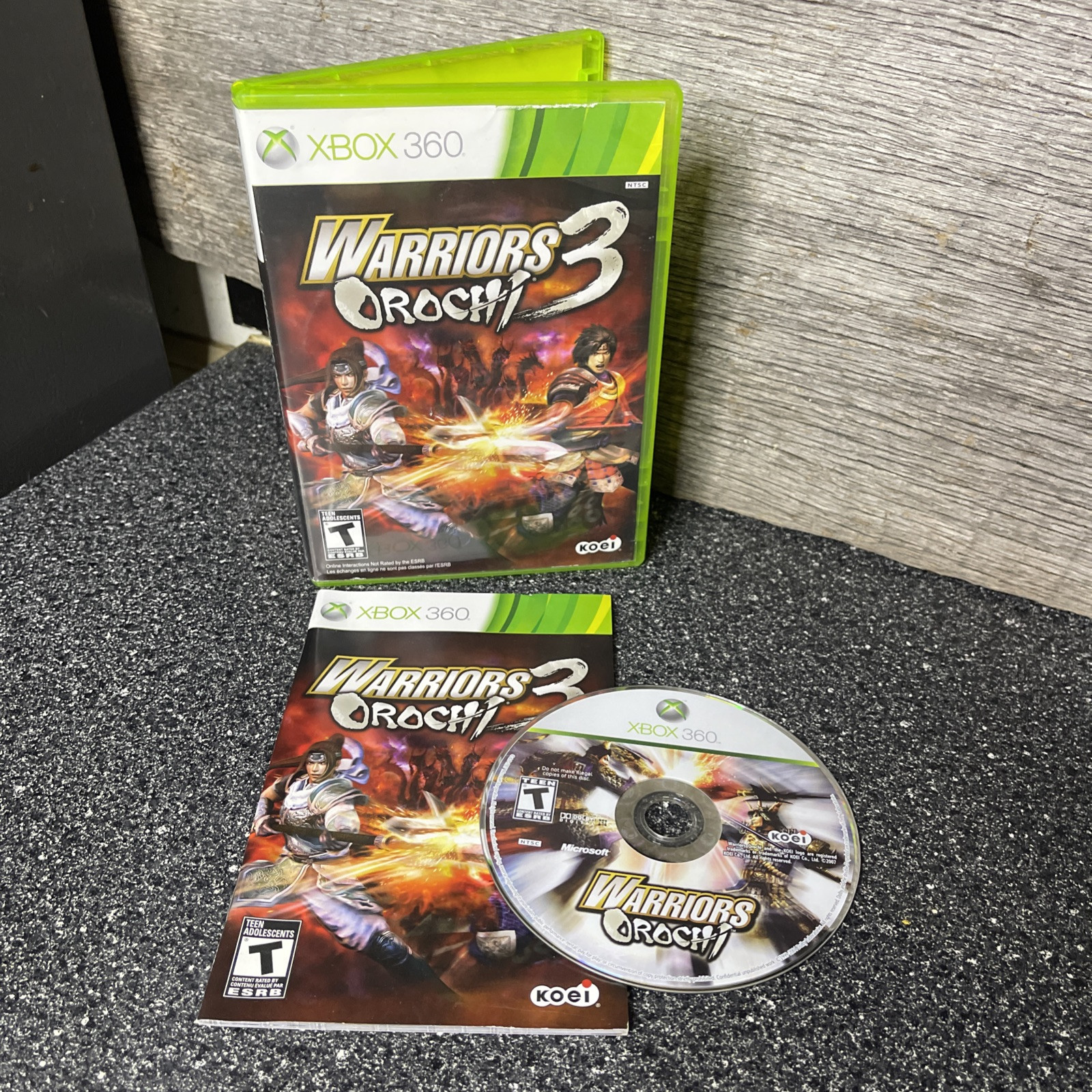 Warriors Orochi 3 (Microsoft Xbox 360, 2012) Complete CIB