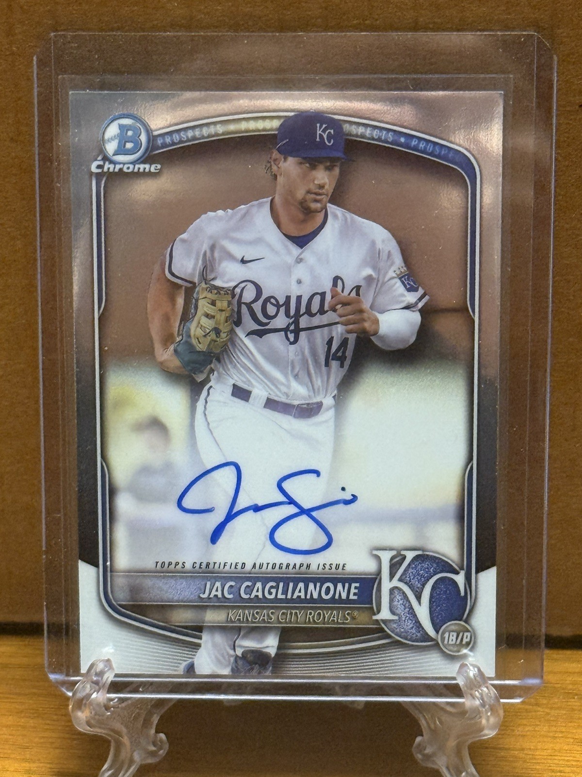 Jac Caglianone 2025 Bowman Chrome Prospect Autographs  #CPA-JCA