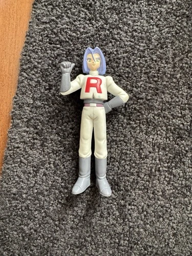 Vintage TOMY Pokémon Team Rocket James Figure 1998 Preowned In Good Condition!