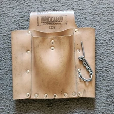 Vintage STRONGHOLD Action Leathercraft 3238 Made USA Electricans Pouch
