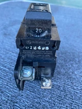 ITE Pushmatic P220  20 Amp 2 Pole 120/240 VAC Circuit Breaker PUSHMATIC 