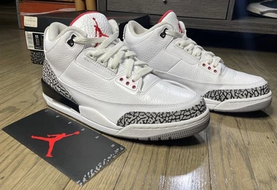 Nike Air Jordan 3 Retro Men’s Size 11 White Cement 2011 Release 136064-105 VNDS - image 1 of 4