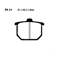 Bremsbelag BremsbeläGe EBC FA031V Hinten FüR Honda CB 900 F Bol D’Or 1979-1980