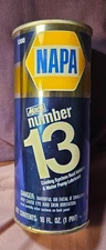 AWESOME COND Vintage Original Advertising NAPA MAC'S NO. 13 Full Metal Oil Can