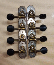 Vintage Kluson mandolin tuners, black buttons 20's -30's, good condition
