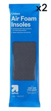 2 Pack - Air Foam Insoles Extra Thick Cool  Dry Cushions, 1 Pair x 2