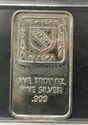 VINTAGE Oxford New York Alaska Florida Indiana Mint-999 Silver 1oz Art Bar Round