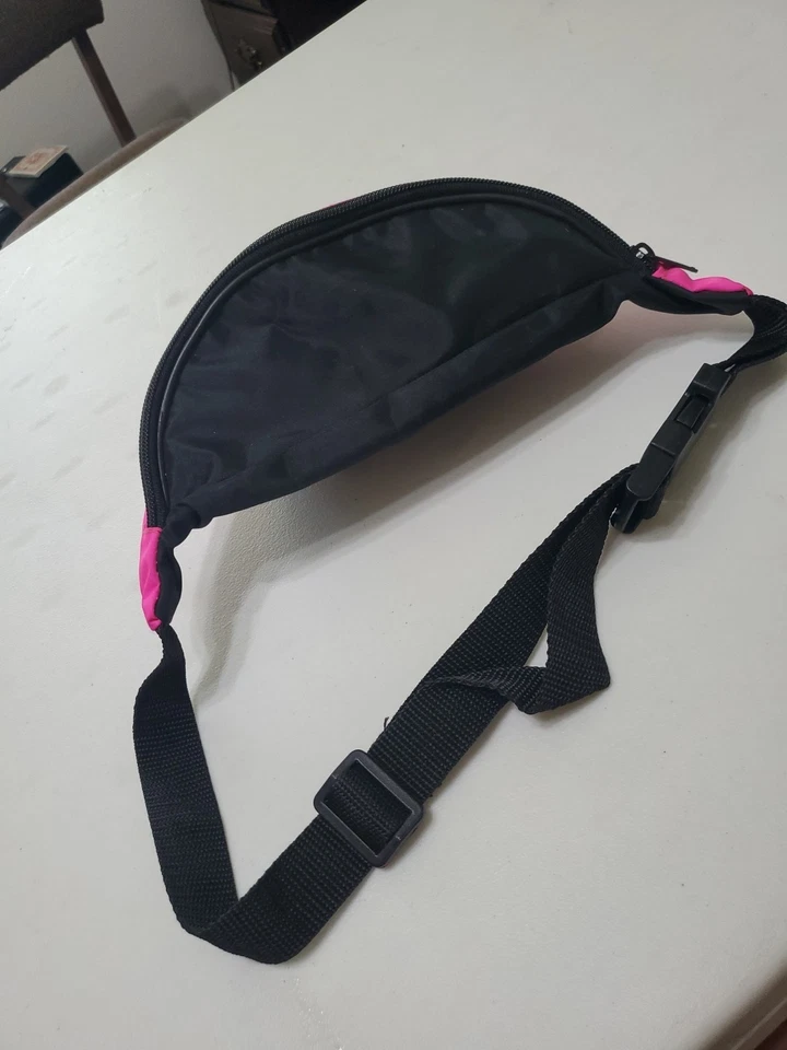 Riñonera Jeans LEE Vintage Años 90 Rosa Neón Cartera Ajustable Foto 2 de 4