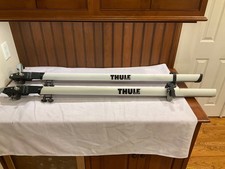 Thule Aluminum Bicycle Roof Rack 53  Long Please Read And Look At The Pictures