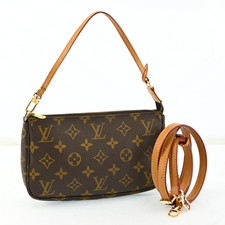 Authentic Louis Vuitton Monogram Pochette Accessories Pouch Bag B2199YC803