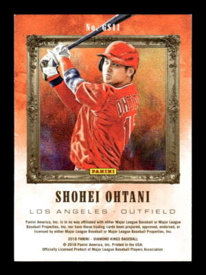 その他 2018 Diamond Kings Shohei Ohtani 2018 Panini Donruss Diamond Kings Shohei Ohtani RC Rookie