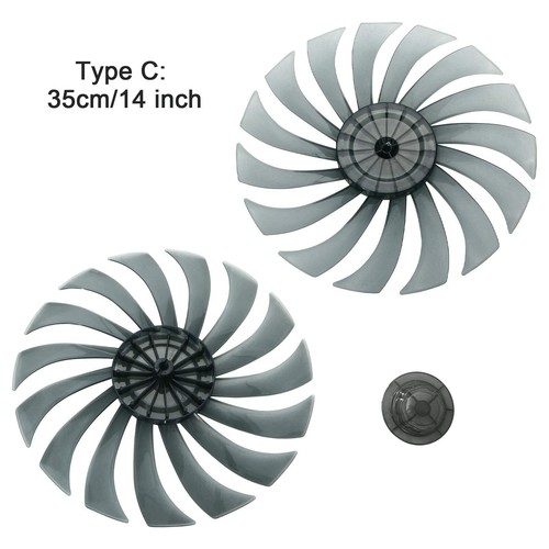 Silent Fan Blade Replacement Durable Compatible w/Standing Fans Table Fans - Picture 38 of 49