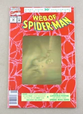 1992 Marvel Web Of Spider-Man #90 NEWSSTAND With Poster Intact FN+/VF