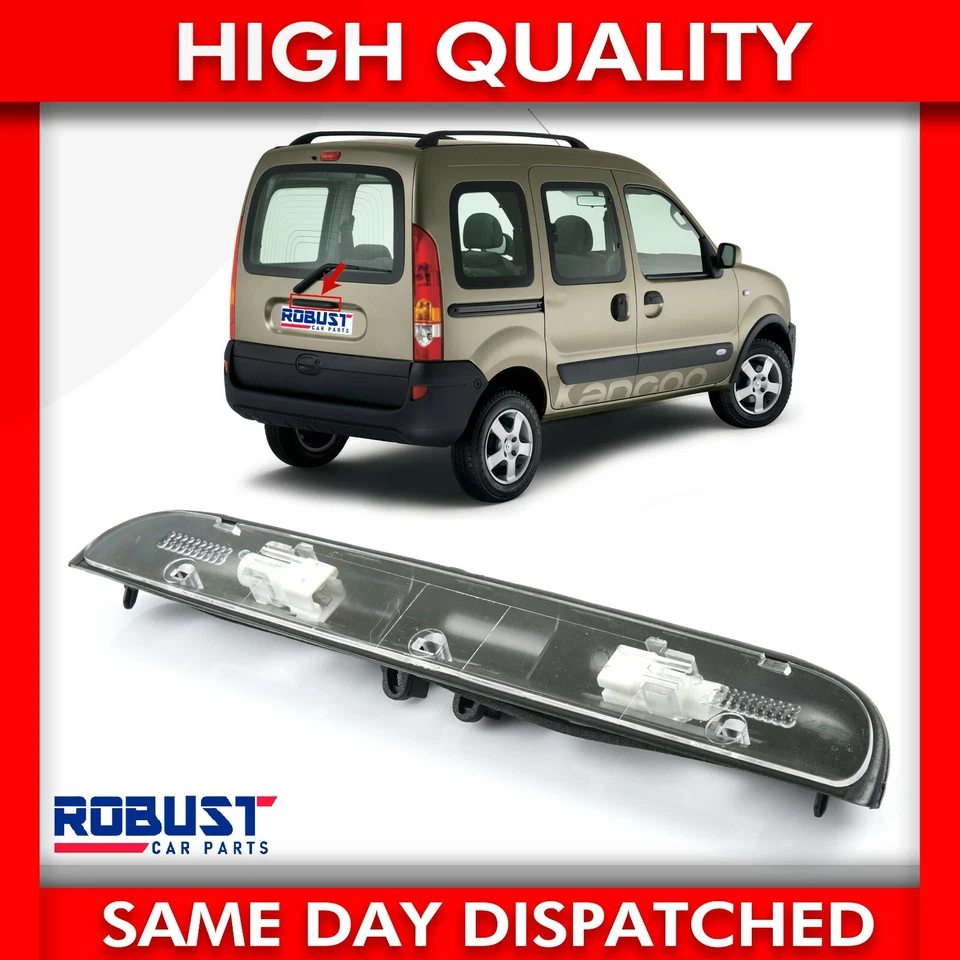REAR NUMBER PLATE LIGHT UNIT LAMP FOR RENAULT KANGOO VAN 8200103260 (1997-2007) - Image 2 of 4