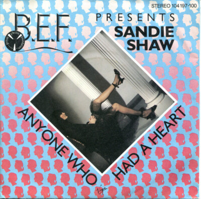 B.E.F.* Presents Sandie Shaw - Anyone Who Had A Heart (7'', Single)