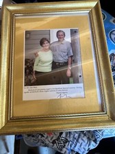 george bush signed photo To Mrs Jean Black