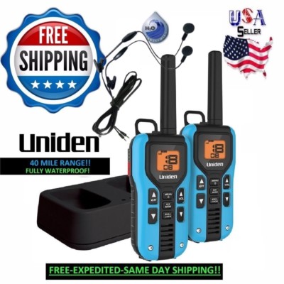 Walkie Talkie Set Long Range Distance Headset Kids Waterproof Rechargeable Radio