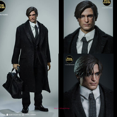 Atoncustom 1/12 Batman Bruce Wayne Robert Pattinson 6'' Male Action Figure NEW
