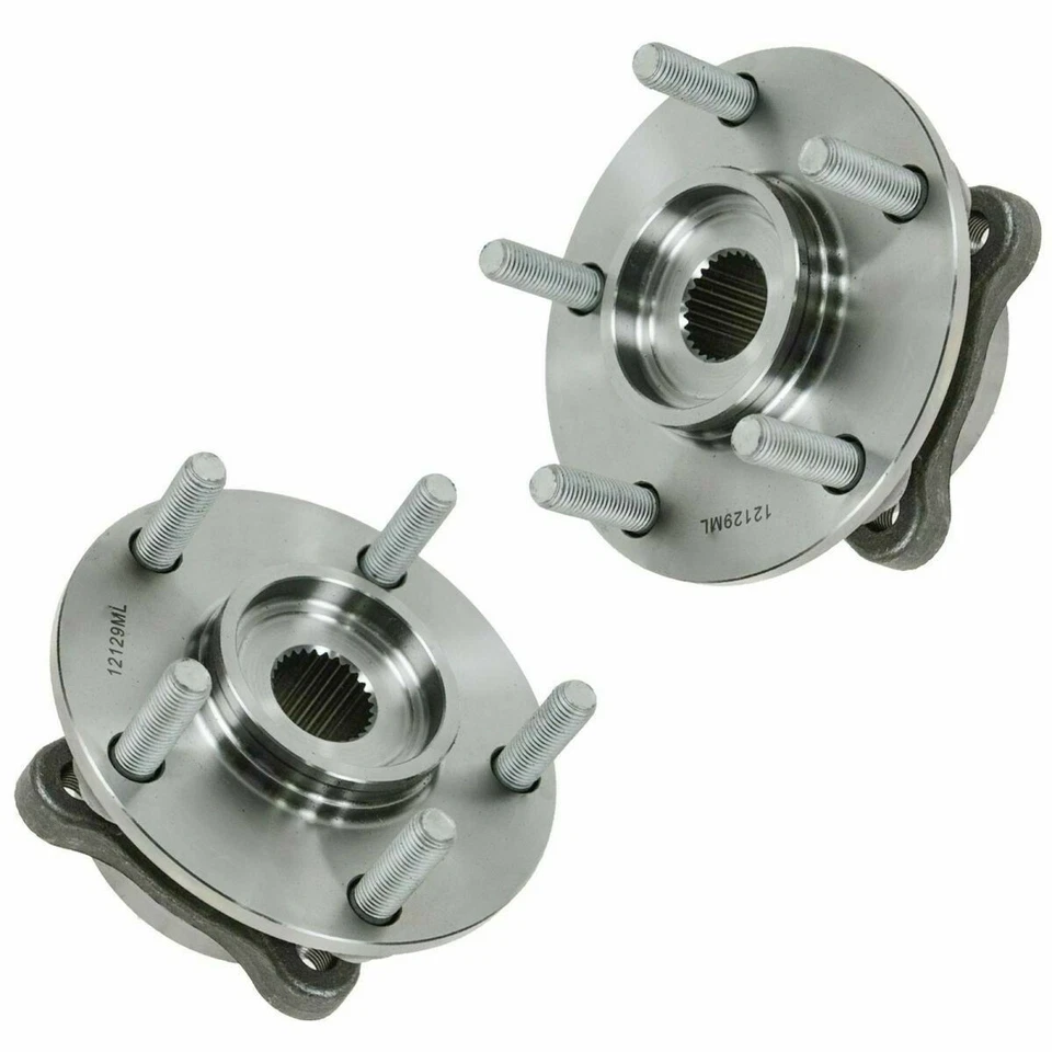 Juego de montaje de par de bujes y cojinetes de rueda delantera TRQ para Dodge 3000GT Lancer 1991-06 Foto 3 de 4