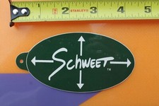 Schweet Sweet Skateboards Green Clothing Tag Z30B Vintage Skateboarding STICKER