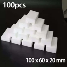 100PCS Melamine Foam Cleaning Sponge Magic Home Kitchen Dish Cookware Eraser New