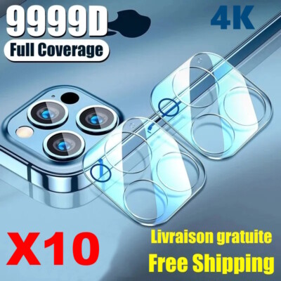 Verre Trempé IPhone 15 14 13 12 11 Pro Vitre Film Protection Camera Case Lens - Foto 13