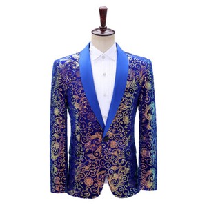 giacca floreale uomo