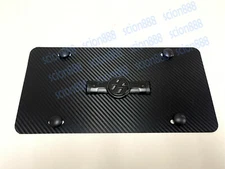1pc 3D Black 86 Emblem Badge Carbon Style Aluminum Vanity Front License Plate