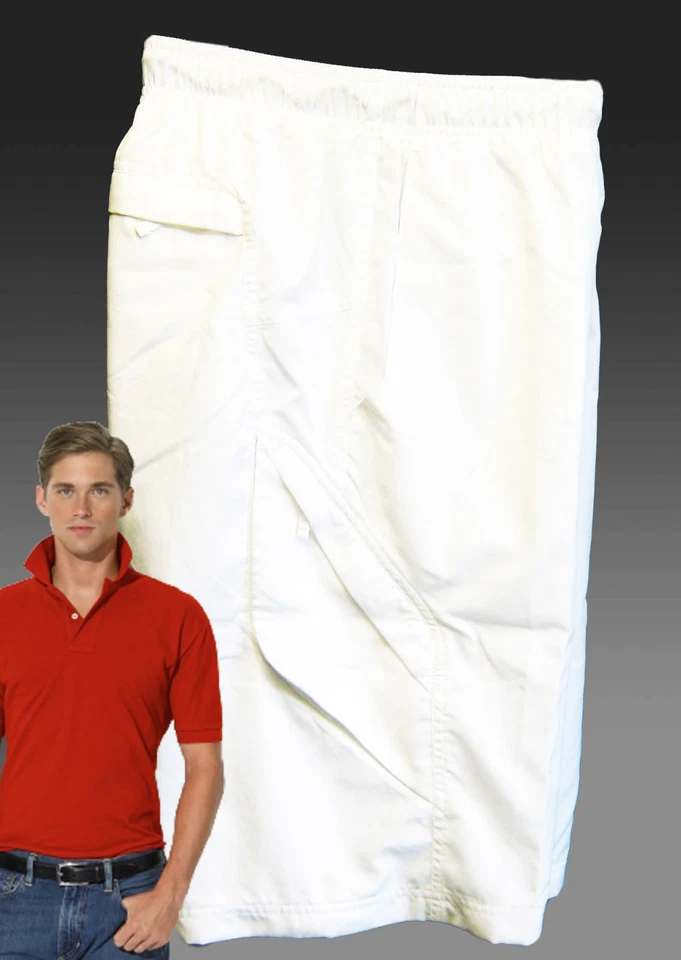 NUEVO Nike AD Athletic Dept Pantalones Cortos de Práctica de Tenis Más Largos Blanco Mediano M Foto 2 de 2