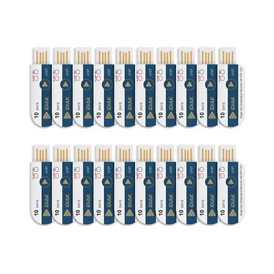 U10T 20 Pack USB Temperature Data Logger Single Use Temp Recorder with PDF an...