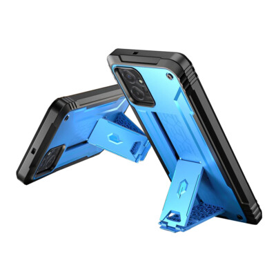 Poetic Revolution Case for Moto G Power 5G 2023 Cover with Kickstand Light Blue