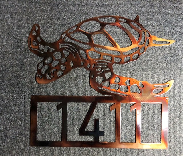 Sea Turtle Customized Address Sign 15" x 16 3/4" eBay
