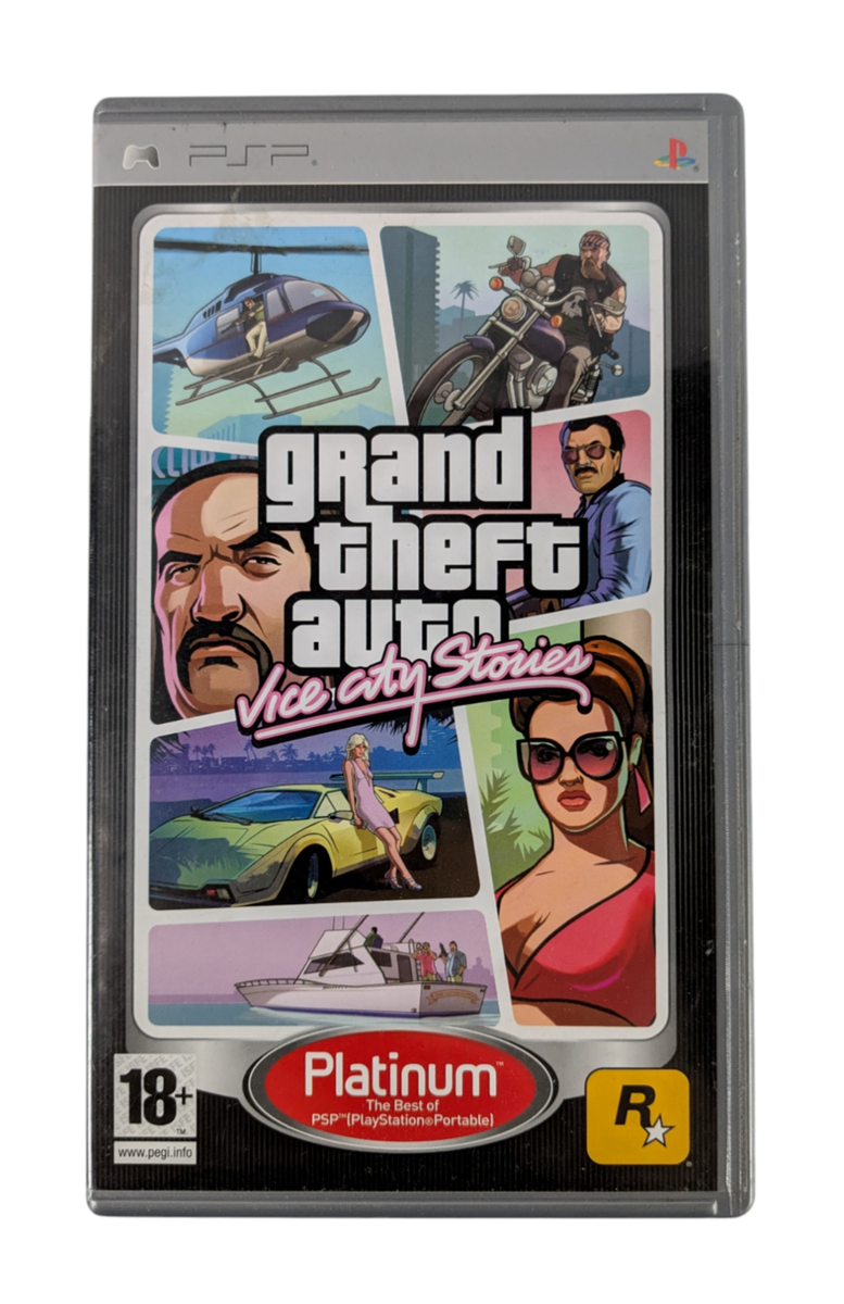 PSP Grand Theft Auto Vice City Stories Platinum | eBay